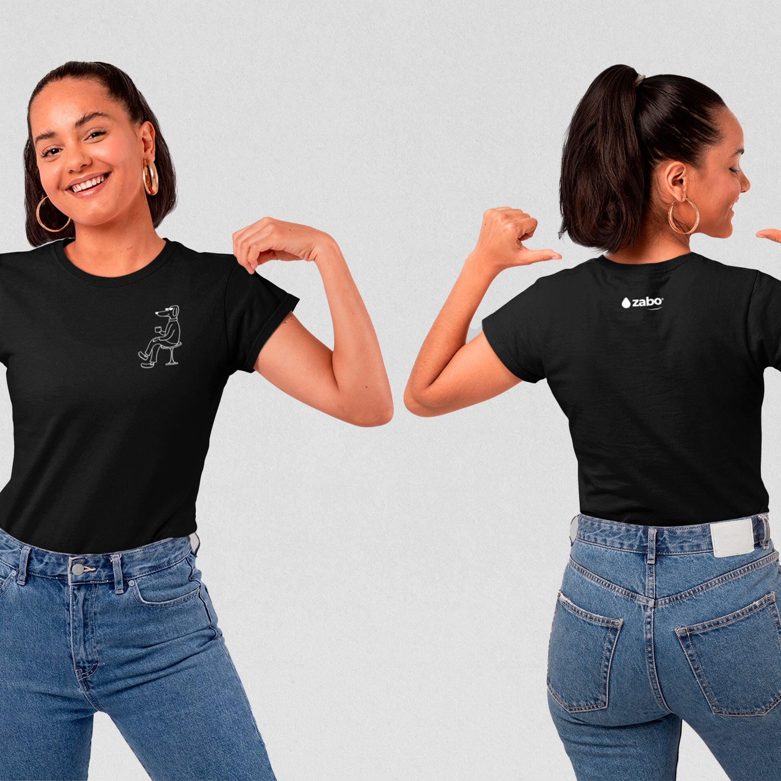 ZABITO™ T-SHIRT (BLACK) - Imagen 4